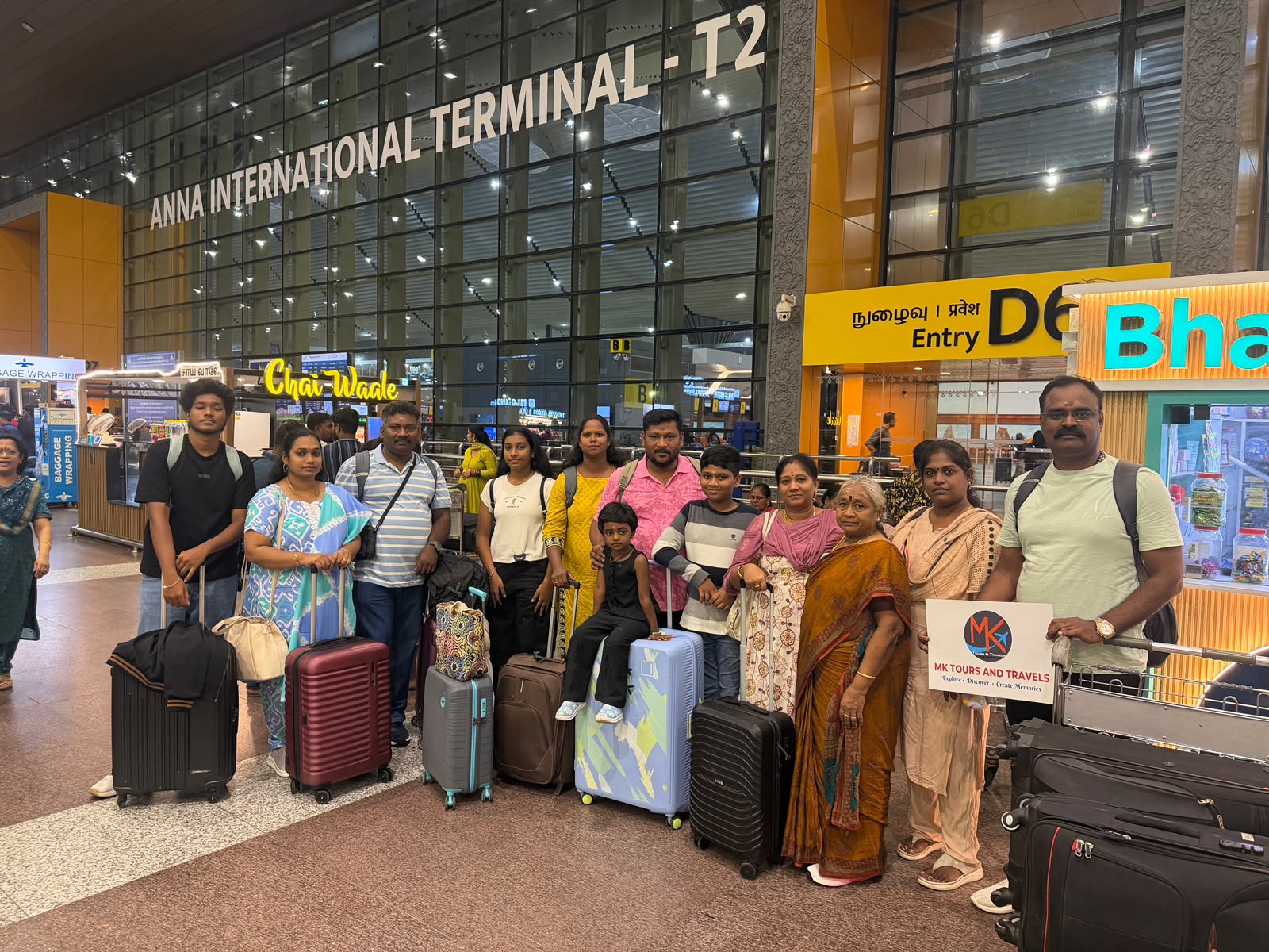 Traveler moment from MK Tours journey
